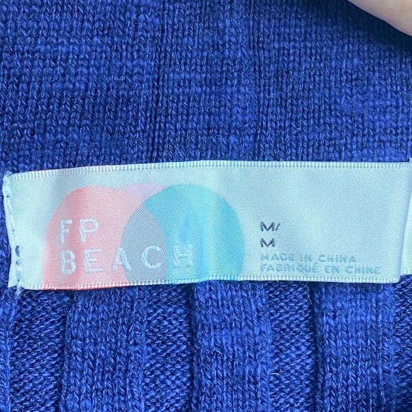 FREE PEOPLE Veda Sweater Skirt (JUST SKIRT) in Blue Size M - Picture 4 of 6